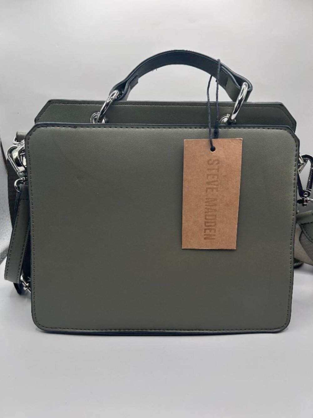 Olive Steve Madden Bevelyn Crossbody bag with Airpod Pouch - Picture 5 of 5